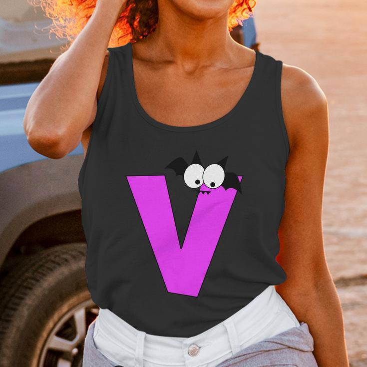 V Name Charater Dracula Halloween Quote Unisex Tank Top Gifts for Women