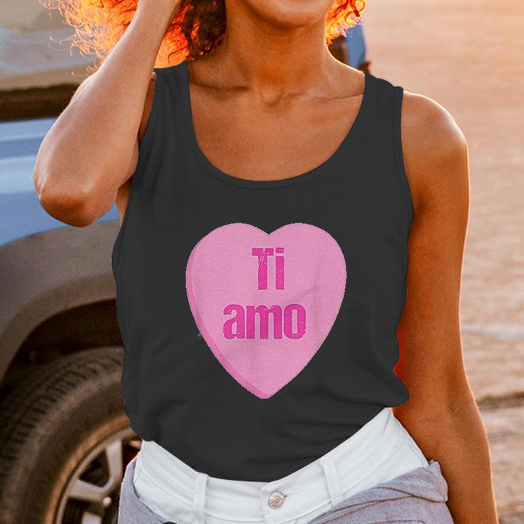 Valentine Italian Ti Amo I Love You Unisex Tank Top Gifts for Women