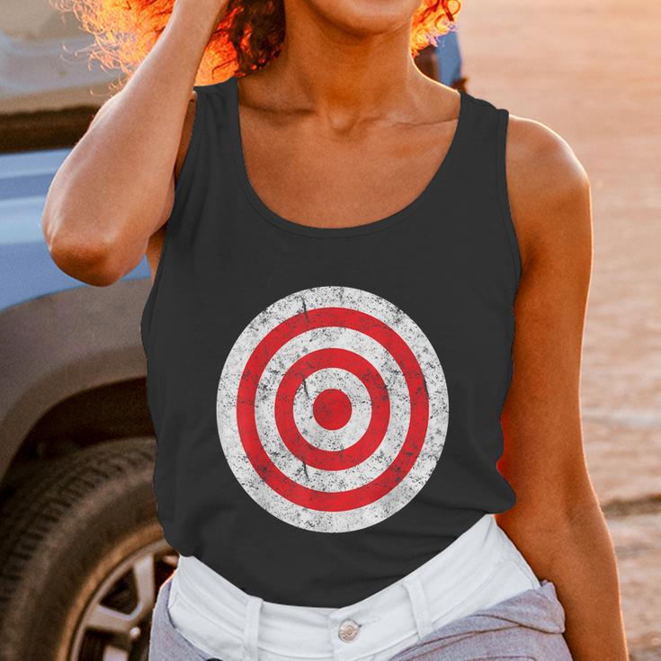 Vintage Bullseye Target Bulls Eye Funny Joke Unisex Tank Top Gifts for Women