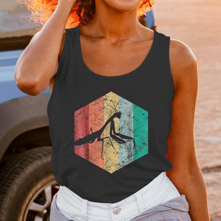 Vintage Look Praying Mantis Unisex Tank Top Gifts for Women