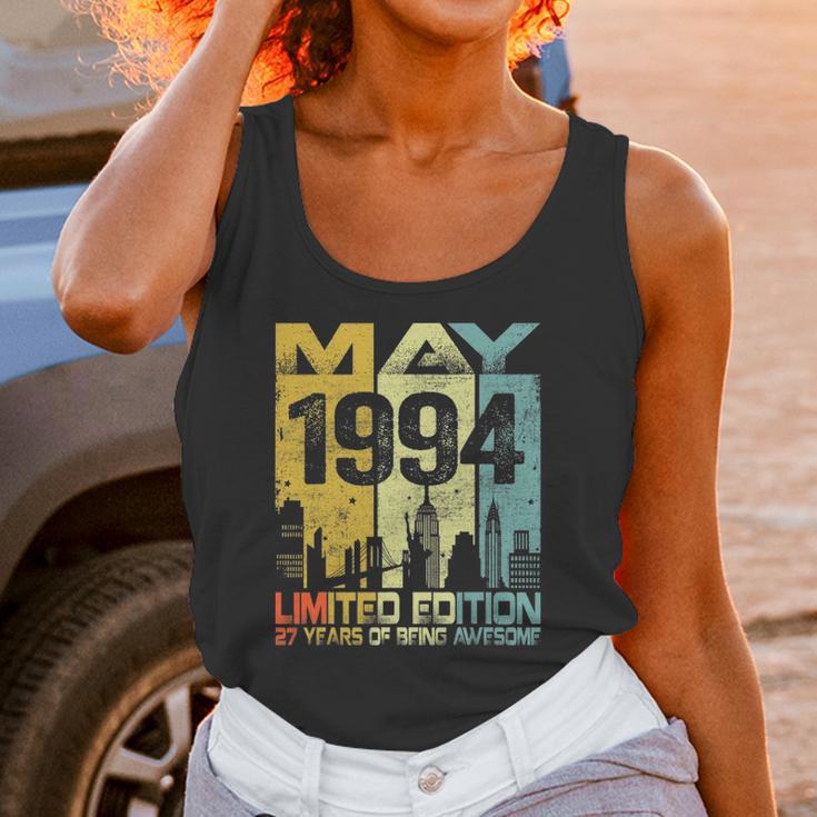 Vintage May 1994 Funny 27Th Birthday 27 Years Old Gift Unisex Tank Top Gifts for Women