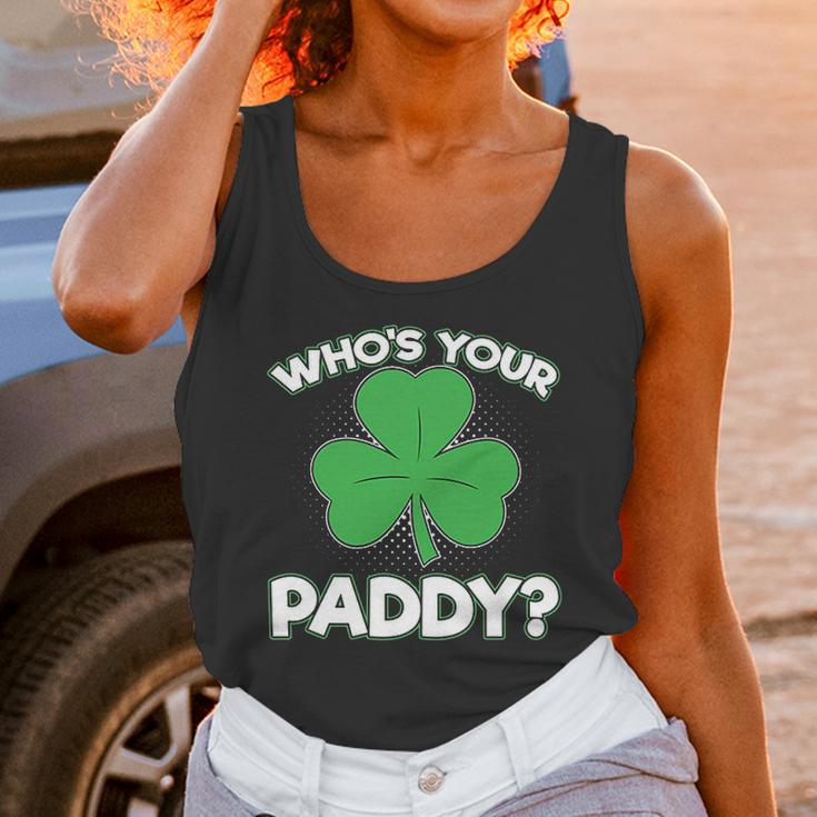 Whos Your Paddy St Patricks Day Unisex Tank Top Gifts for Women