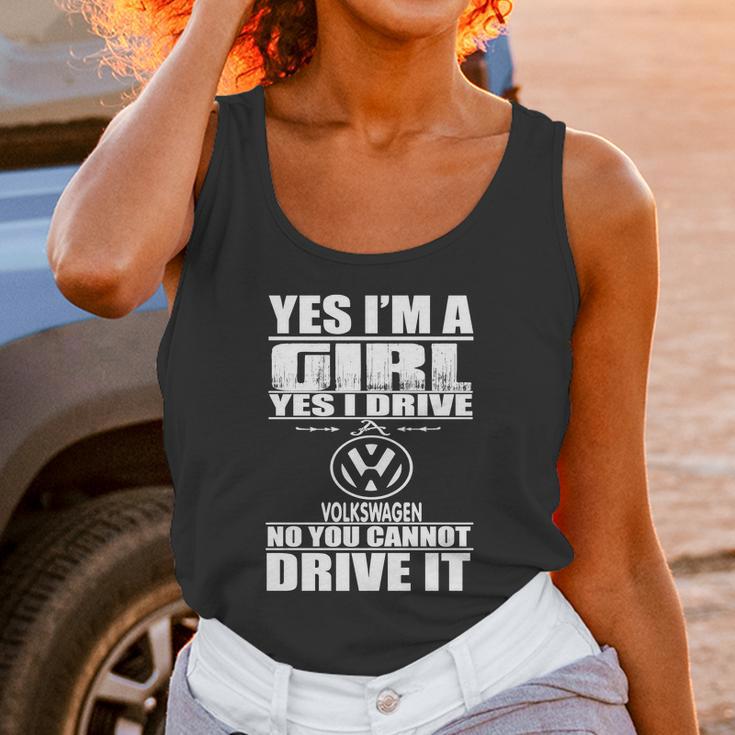 Yes Im A Girl I Drive A Volkswagen Unisex Tank Top Gifts for Women