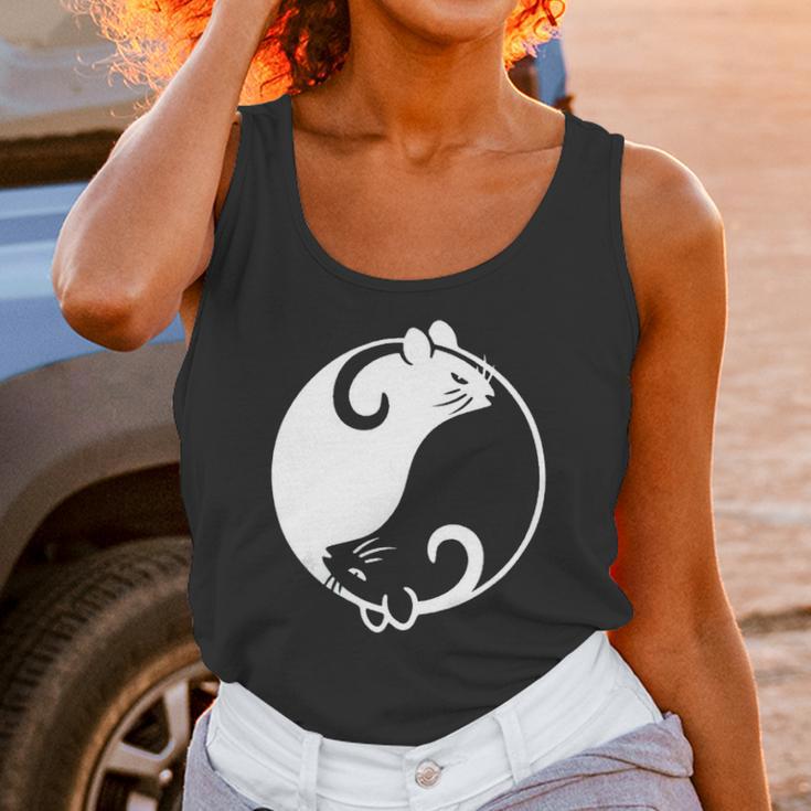 Yin Yang Year Of The Rat Happy Chinese New Year 2020 Black And White Rat Unisex Tank Top Gifts for Women