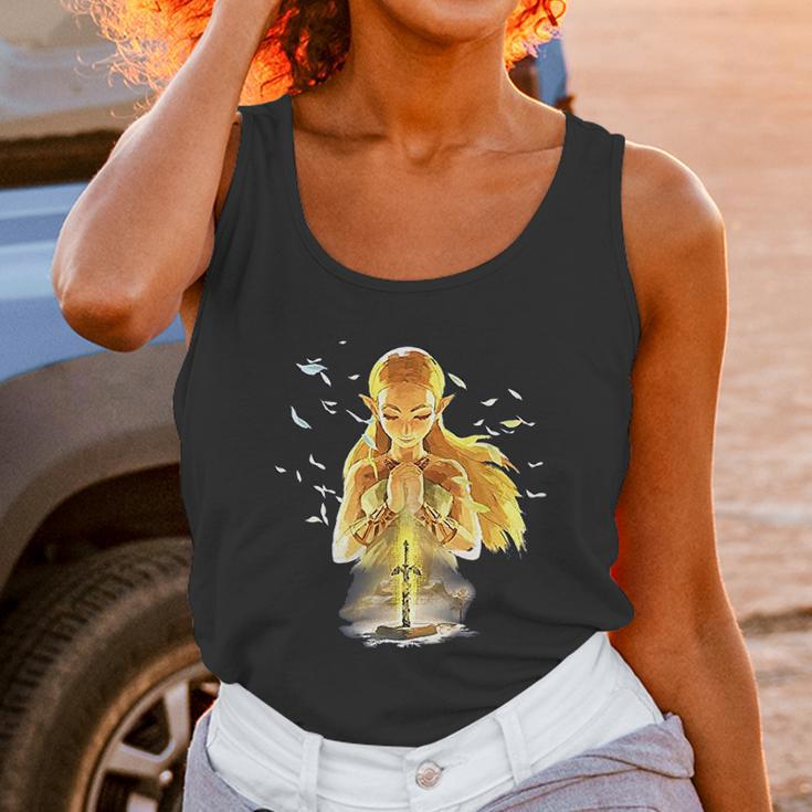 Zelda Breath Of The Wild Zelda Watercolor Unisex Tank Top Gifts for Women