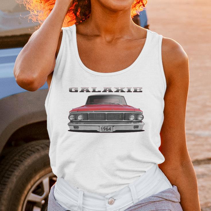 1964 Ford Galaxie Red Two Sided Unisex Tank Top Gifts for Women