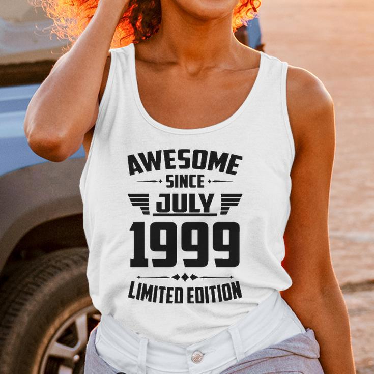 22Nd Birthday Gift 22 Years Old Awesome Since July 1999 Ver2 Unisex Tank Top Gifts for Women