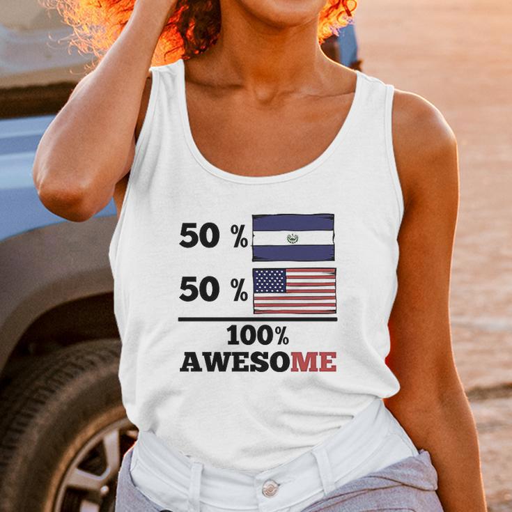 50 El Salvadorian 50 American 100 Awesome Unisex Tank Top Gifts for Women