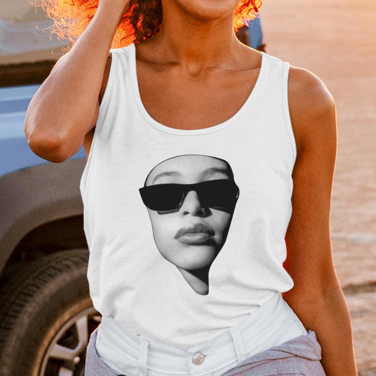 Aaliyah In Glasses Unisex Tank Top Gifts for Women