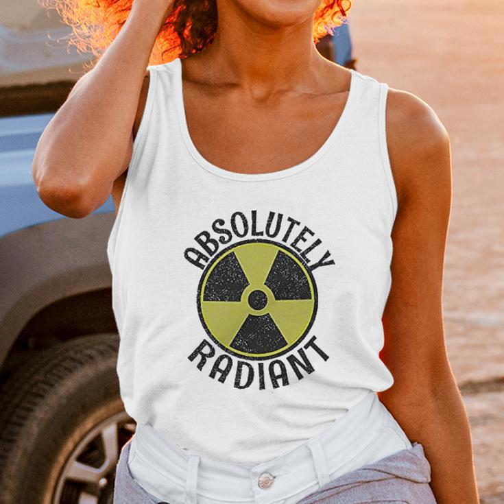 Absolutely Radiant Nuclear Radioactive Sign Unisex Tank Top Gifts for Women