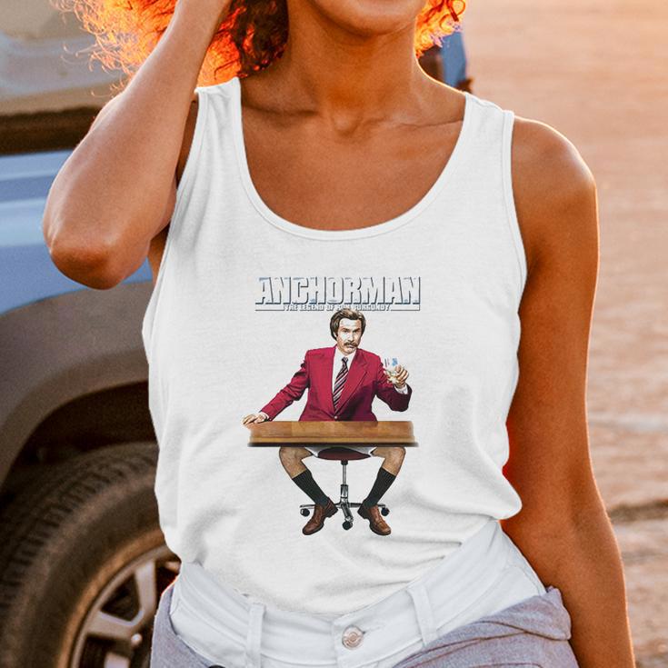 Anchorman Ron Burgundy Unisex Tank Top Gifts for Women