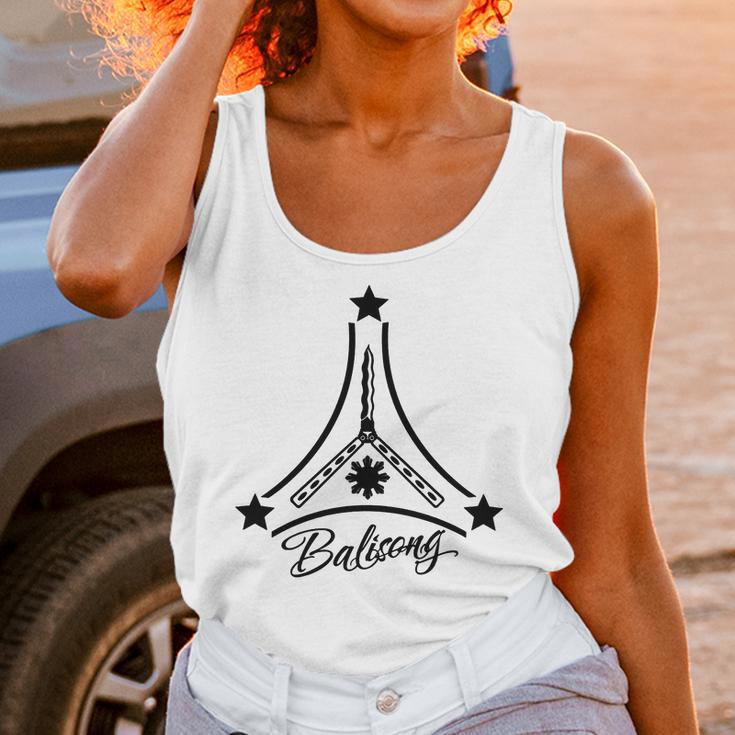 Arnis Balisong Design Unisex Tank Top Gifts for Women