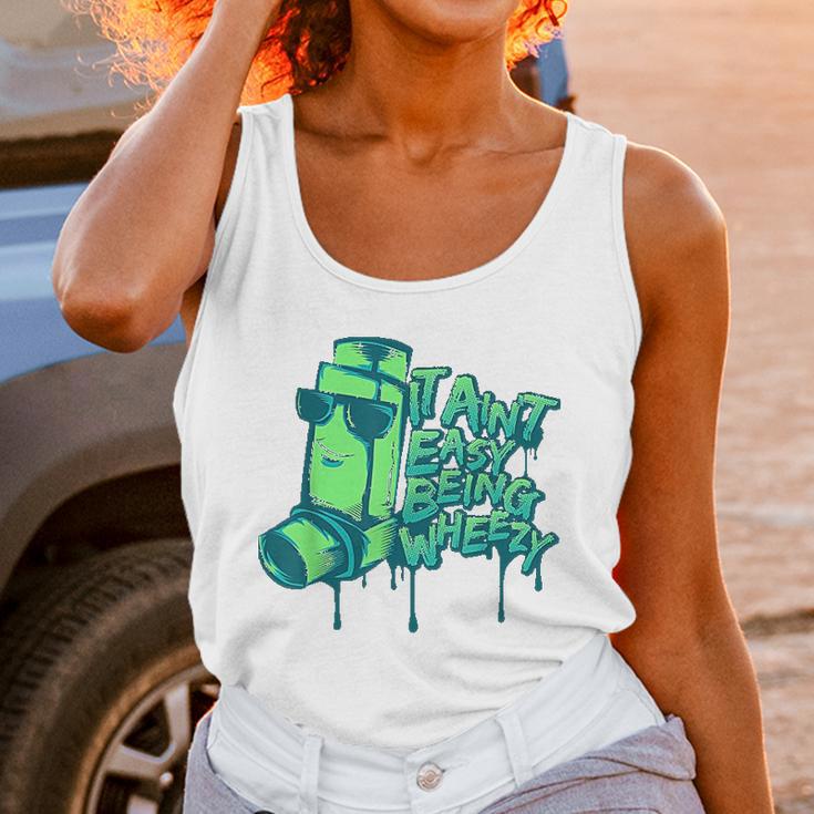 Asthma Attack Inhaler Wheezy Breathing Asthmatic Unisex Tank Top Gifts for Women