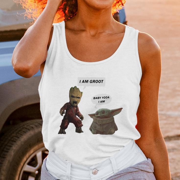 Baby Groot I Am Groot Baby Yoda I Am Unisex Tank Top Gifts for Women