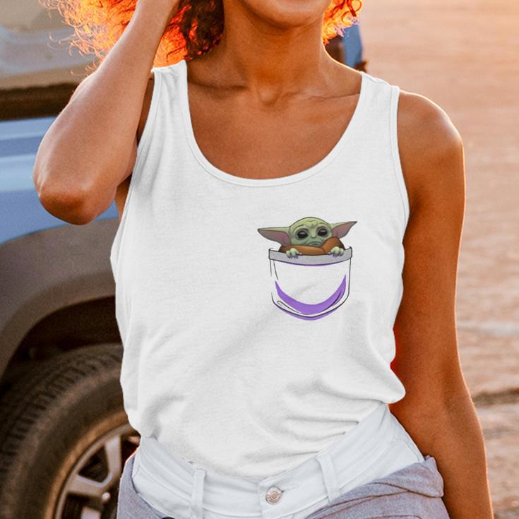 Baby Yoda In Pocket Shirt Unisex Tank Top Gifts for Women