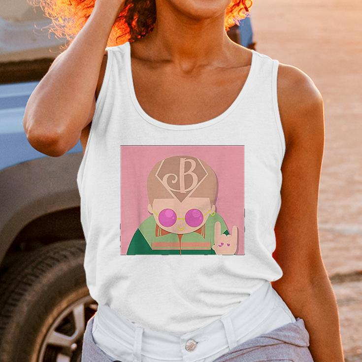 Bad Trap Hand Sign Bunny Dembow Style Reggaeton Unisex Tank Top Gifts for Women