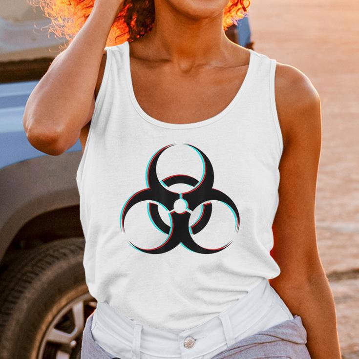 Biohazard Arl Design Radioactive Symbol Nuclear Gifts Unisex Tank Top Gifts for Women