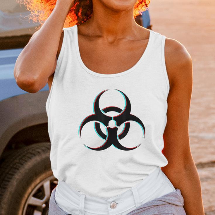 Biohazard Radioactive Symbol Nuclear Unisex Tank Top Gifts for Women