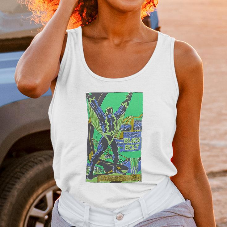 Black Bolt Blacklight Unisex Tank Top Gifts for Women