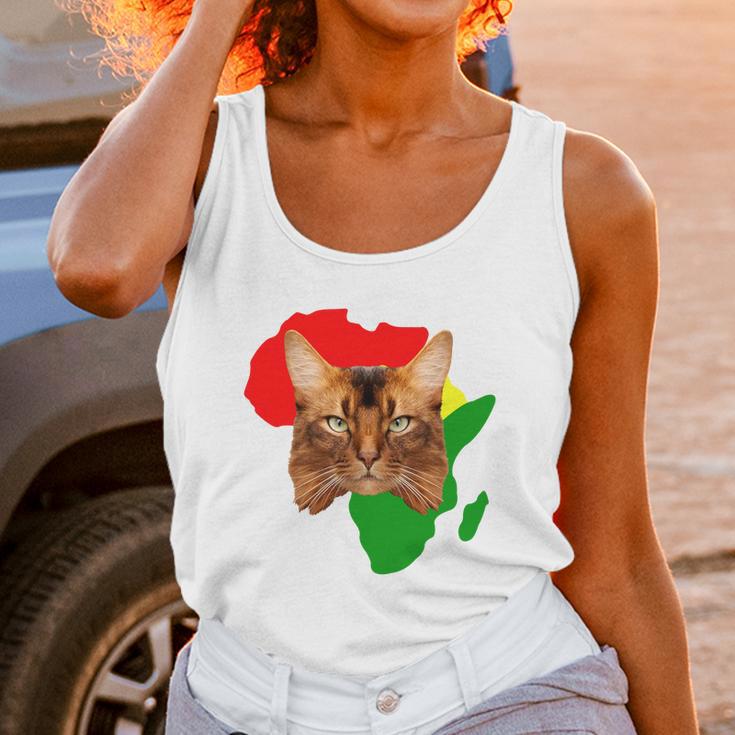 Black History Month African Map Somali Gift For Pet Lovers Proud Black Unisex Tank Top Gifts for Women