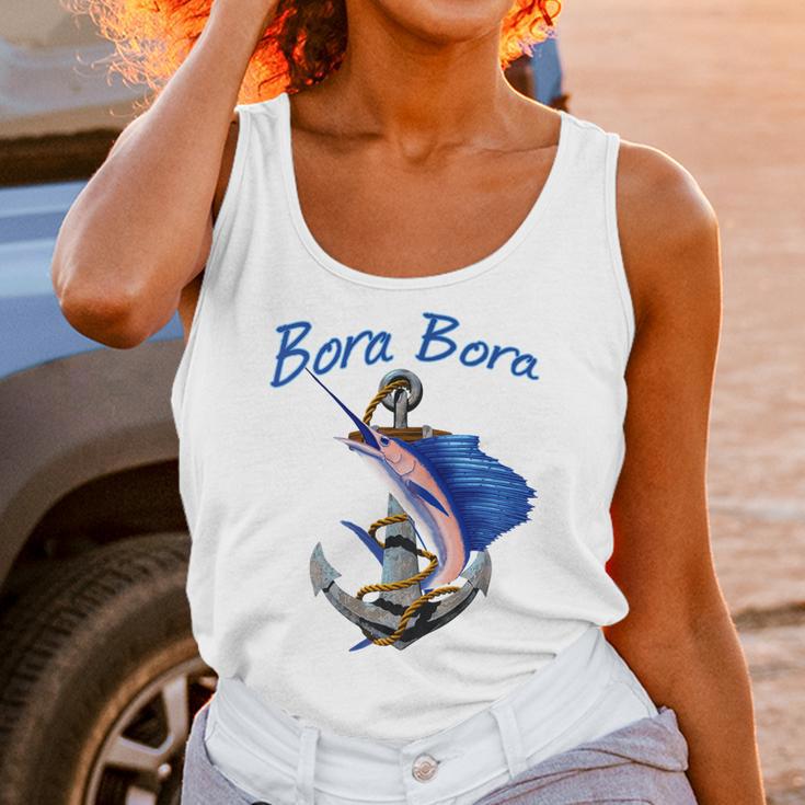 Bora Bora Deep Sea Fishing Sailfish Unisex Tank Top Gifts for Women