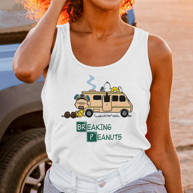 Breaking Peanuts Unisex Tank Top Gifts for Women