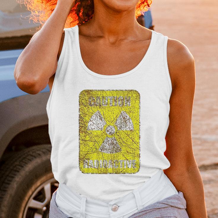 Caution Radioactive Radiation Hazard Nuclear Warning Sign Unisex Tank Top Gifts for Women