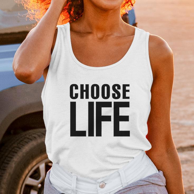 Choose Life Retro 80S Halloween Costume Graphic Unisex Tank Top Gifts for Women