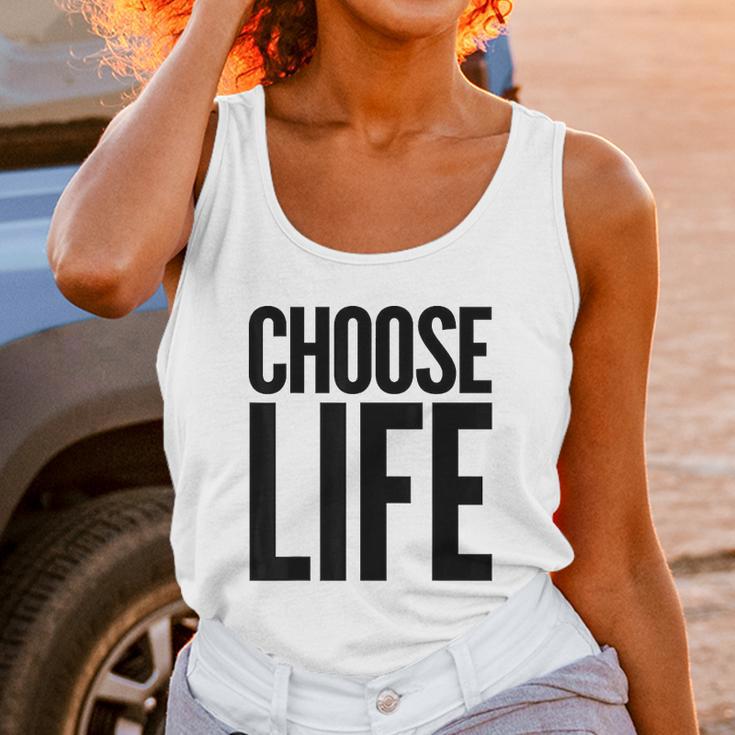 Choose Life Vintage Retro 80S Funny Unisex Tank Top Gifts for Women