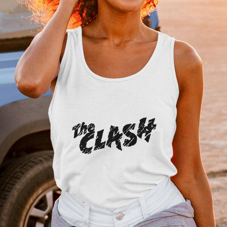 The Clash Band Logo Black Unisex Tank Top Gifts for Women