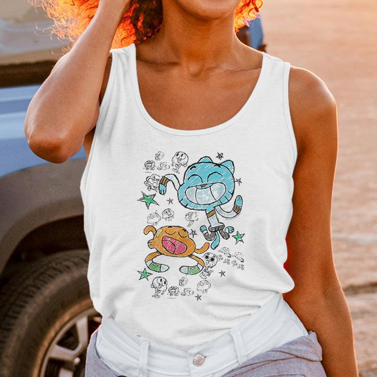 Cn The Amazing World Of Gumball And Darwin Sketches Unisex Tank Top Gifts for Women