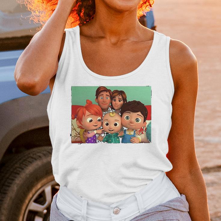 Cocomelon Family Graphic Unisex Tank Top Gifts for Women