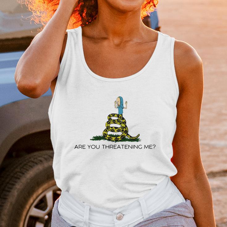 Cornholio Beavis - Are You Threatening Me Shirt Unisex Tank Top Gifts for Women