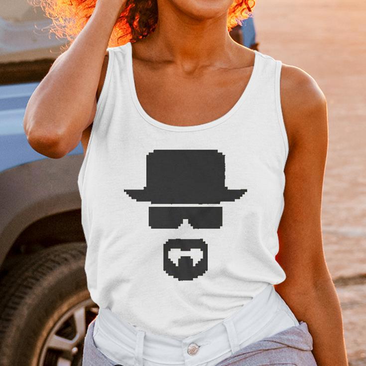 Digital 8 Bit Heisenberg Unisex Tank Top Gifts for Women