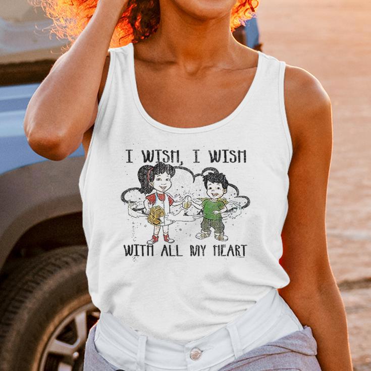 Dragon Tales I Wish Quote Unisex Tank Top Gifts for Women