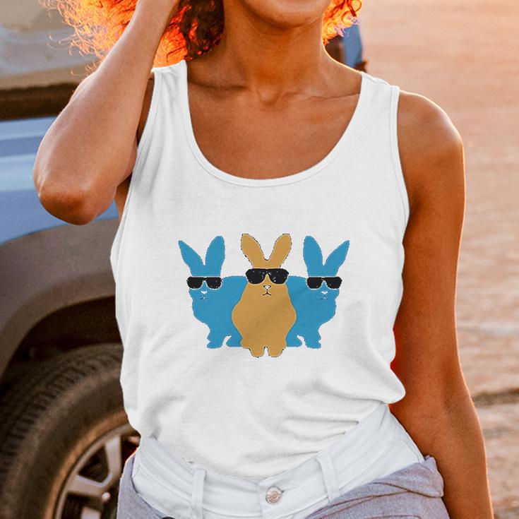 Easter Bunny Hip Trio Bunnies Funny Gift For Easter Kids Unisex Tank Top Gifts for Women