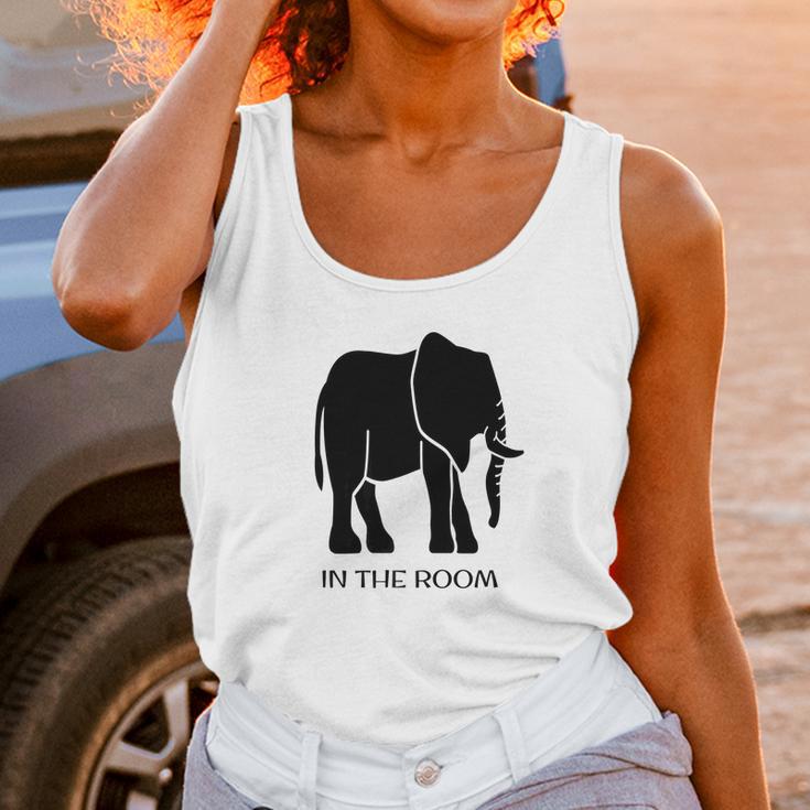 Elephant In The Room Funny Unisex Tank Top Gifts for Women