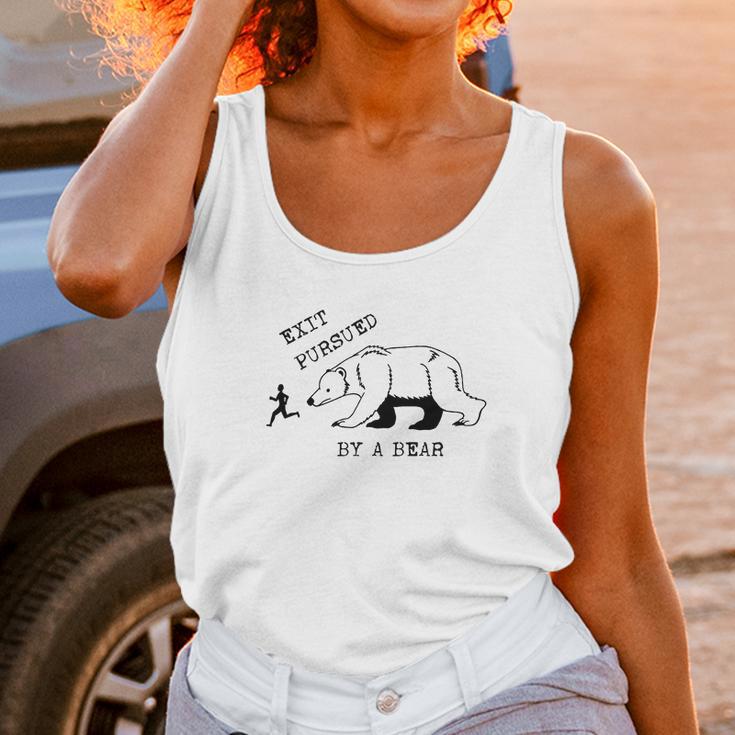 Exit Pursued By A Bear Shakespeare The Winters Tale Unisex Tank Top Gifts for Women