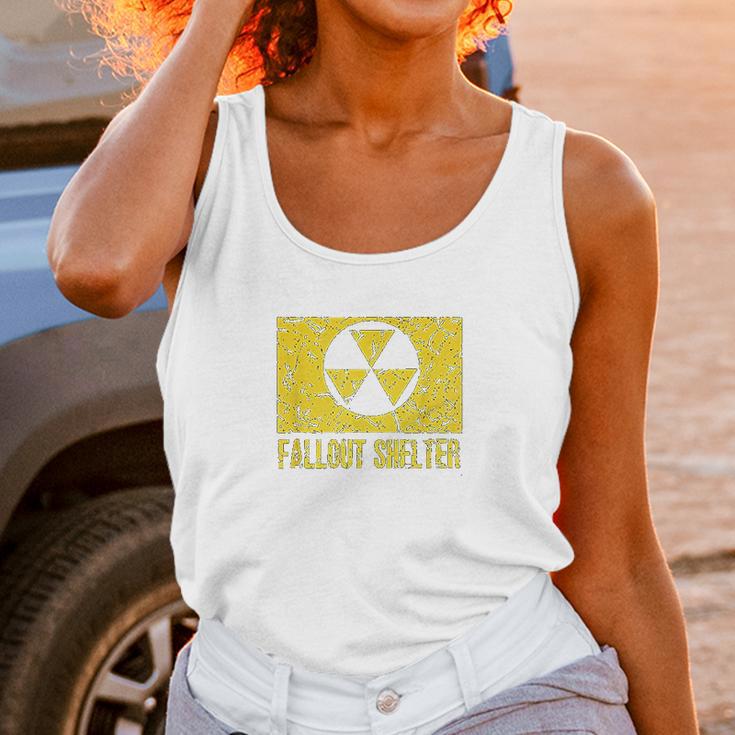 Fallout Shelter Nuclear War Radioactive Nostalgia Unisex Tank Top Gifts for Women