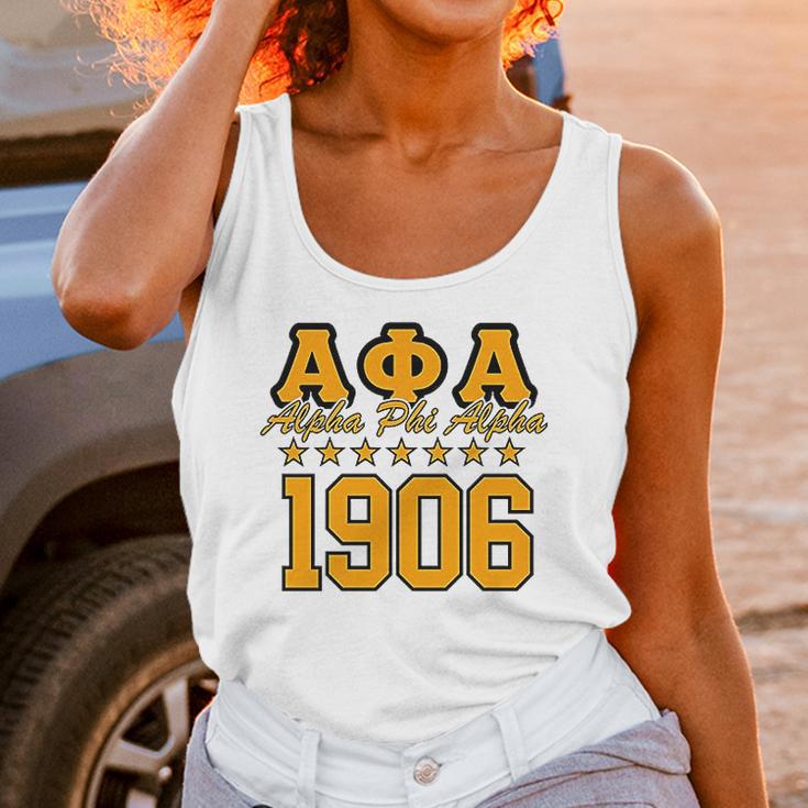 Fashion Greek Alpha Phi Alpha 7 Stars 1906 Ringer Unisex Tank Top Gifts for Women