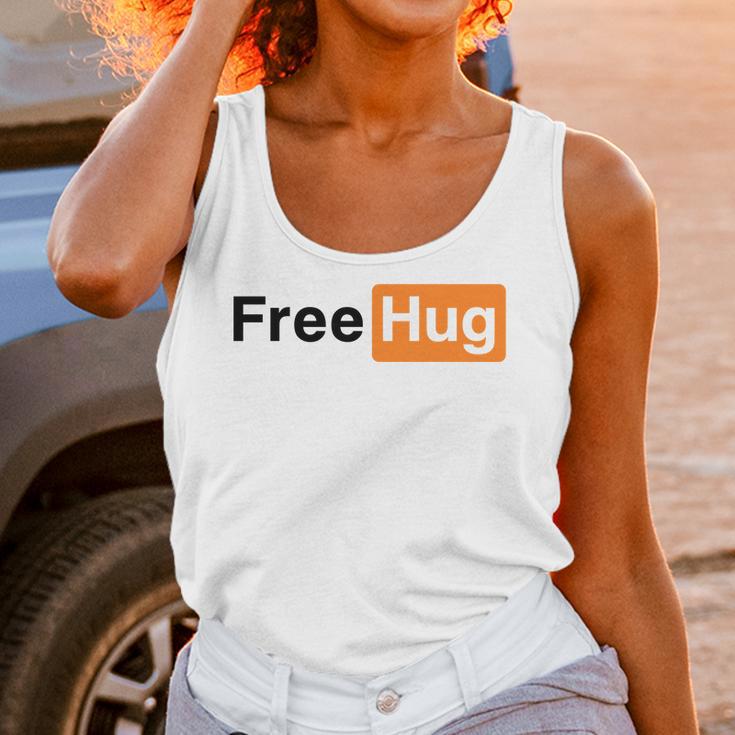 Free Hug Pornhub Logo Parody Unisex Tank Top Gifts for Women