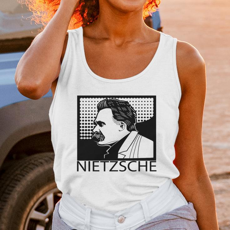 Friedrich Nietzsche T-Shirt Philosopher Philosophy Tee Unisex Tank Top Gifts for Women