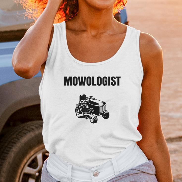 Funny Lawnmower Mowologist Landscaper Unisex Tank Top Gifts for Women