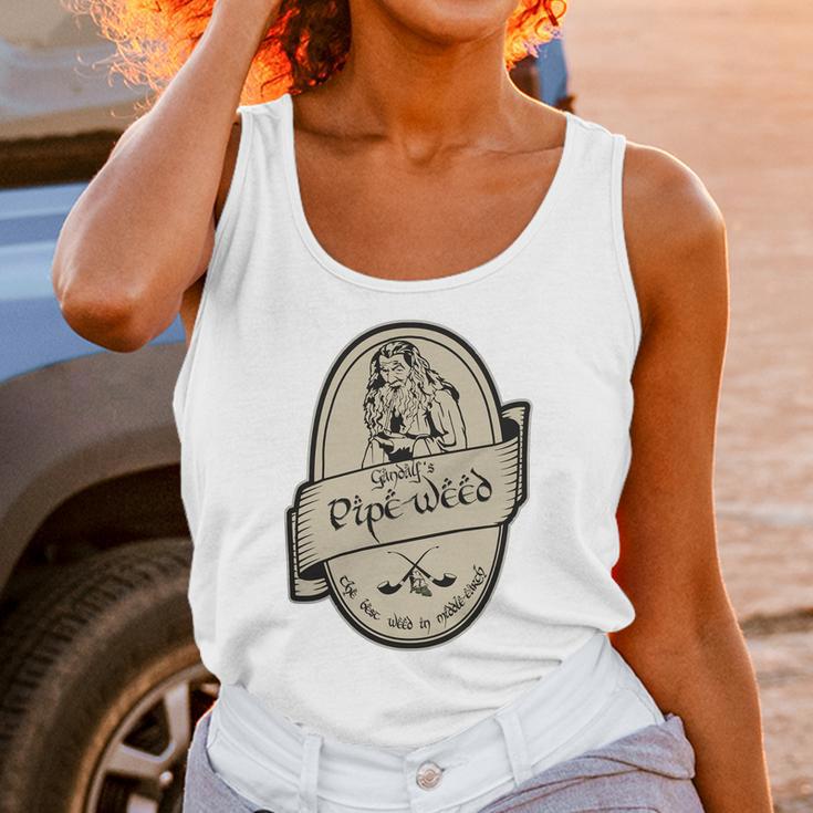 Gandalf Pipe Weed Unisex Tank Top Gifts for Women