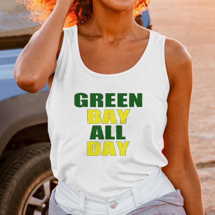 Green Bay All Day For Fans Of Green Bay Football Unisex Tank Top Gifts for Women