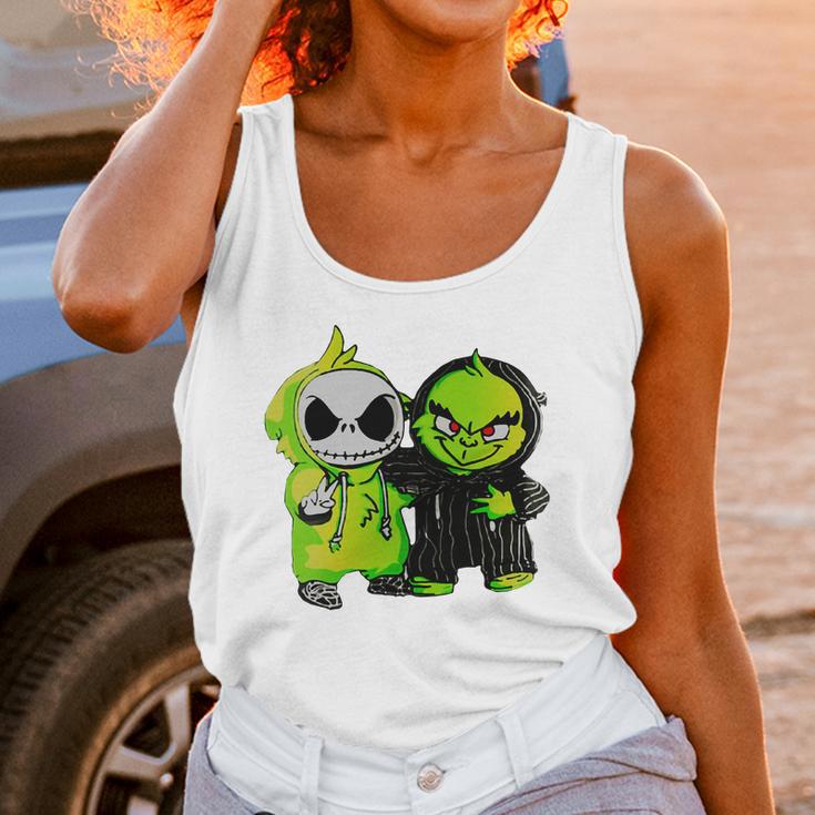 Grinch And Jack Skellington Unisex Tank Top Gifts for Women