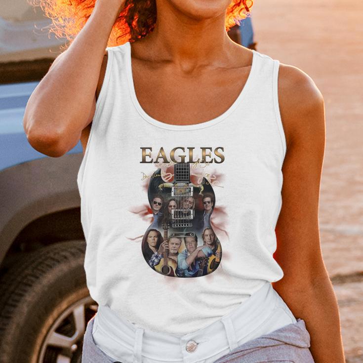 Guitar Eagles Rock Band Signatures Shirt Unisex Tank Top Gifts for Women