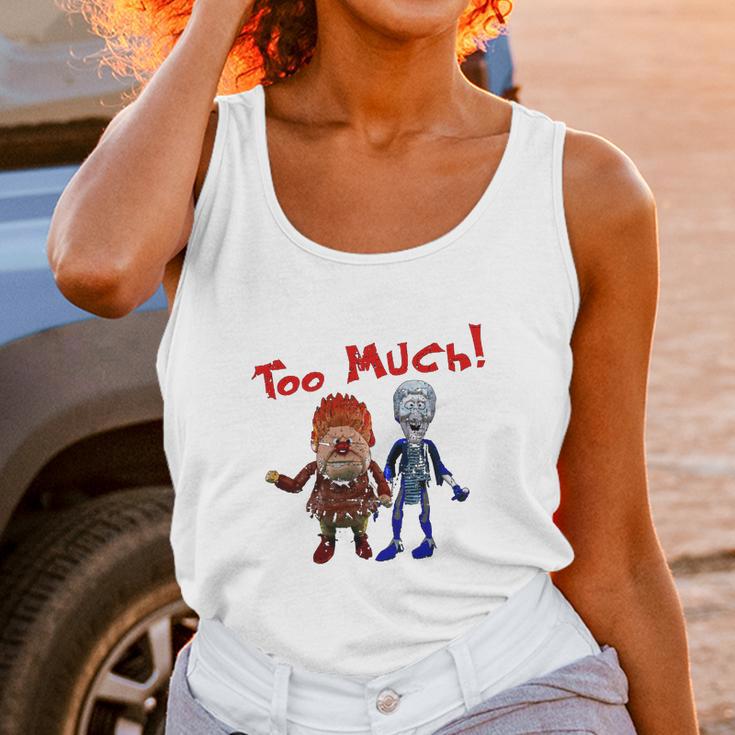 Heat Miser And Snow Miser From The Year Without A Santa Claus Unisex Tank Top Gifts for Women