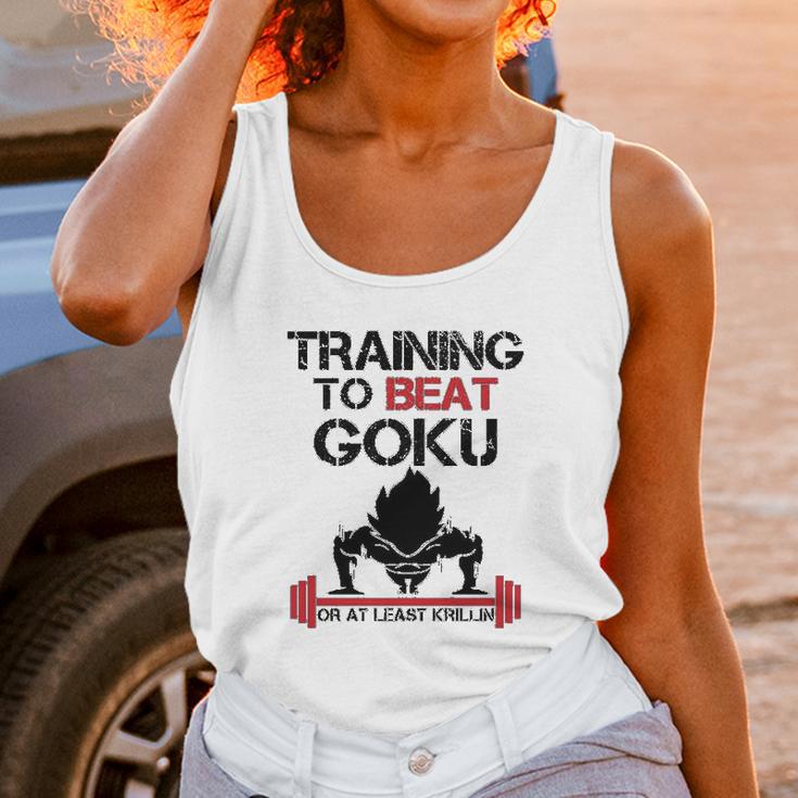 Interesting Vegetatraining To Beat Goku Or At Least Krillin Unisex Tank Top Gifts for Women