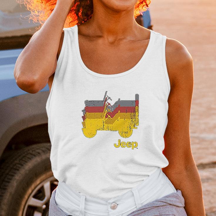 Jeep Willys Repeating Profile Unisex Tank Top Gifts for Women